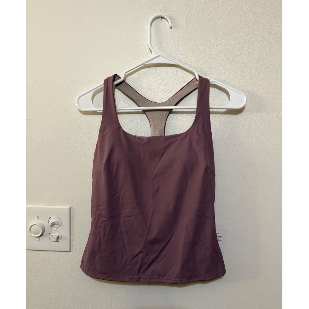 Lululemon Lightweight Tennis Tank Cayenne Riverstone Size 6 NWT